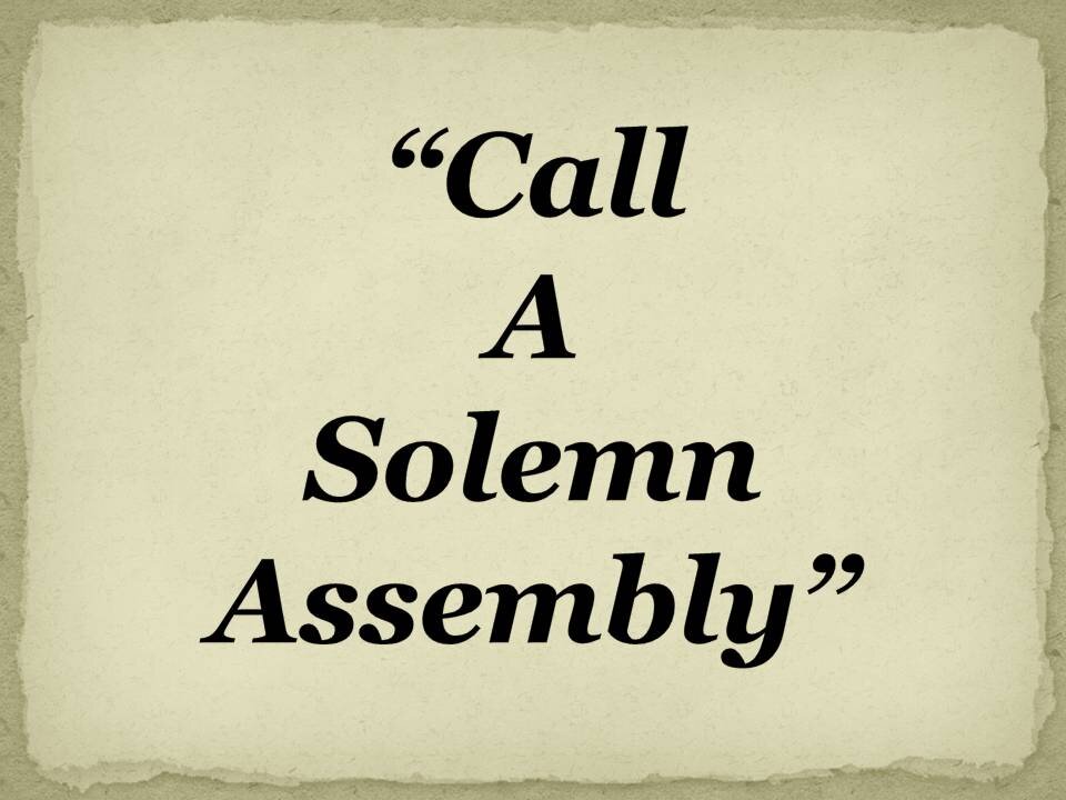 Call A Solemn Assembly