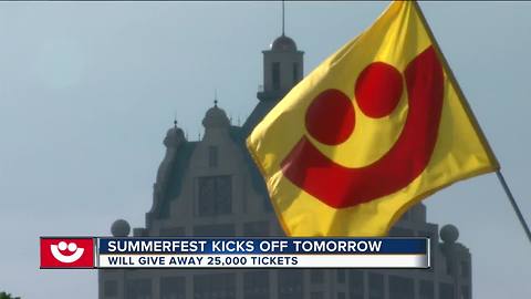 Summerfest giving away 25,000 tickets for opening day