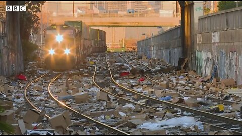 Thousands of stolen parcels litter LA Railway