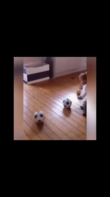 Cute adorable baby child with warm white and pink hat with cute baby girl