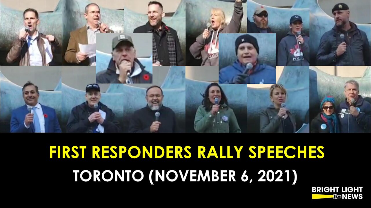 FIRST RESPONDERS AGAINST VACCINE MANDATES - NOV. 6, 2021 (FULL SPEECHES)