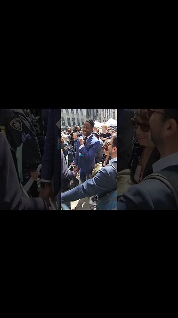 Waiting to get in to court... STILL