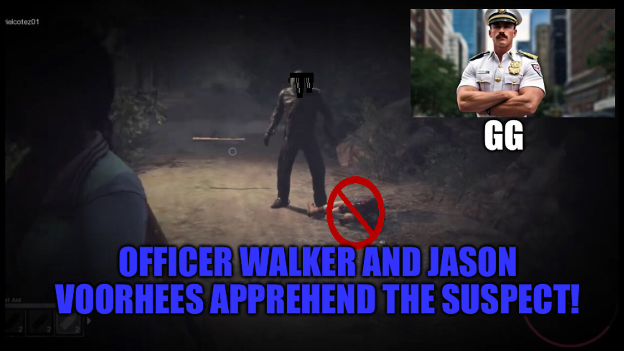 Officer Walker and Jason Voorhees Team Up Against Suspect - Friday The 13th Trolling