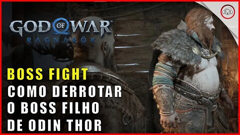 God of war Ragnarok, Como derrotar o Boss Thor | Super dica