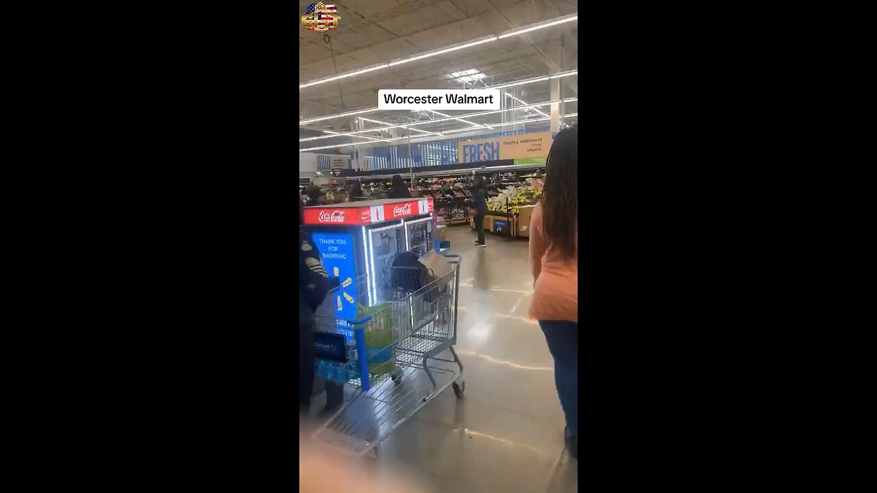 Worcester, Massachusetts Walmart, Typically Known For Crime, Stops To Collectively Praise Jesus🙏