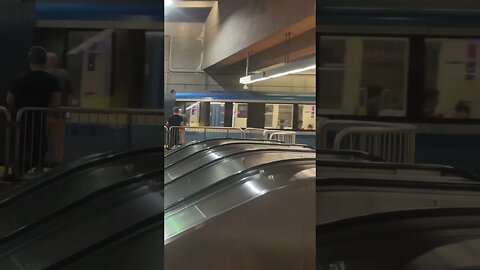 Lionel groulx harmonious ambience #train #montreal #viralvideo #travel