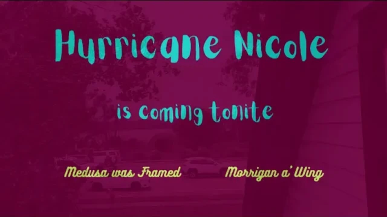 Hurricane Nicole isn't here yet but the water is getting crazy!