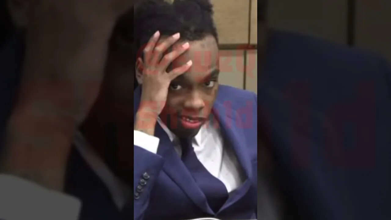 YNW Melly makes a wild face in court‼️🙈