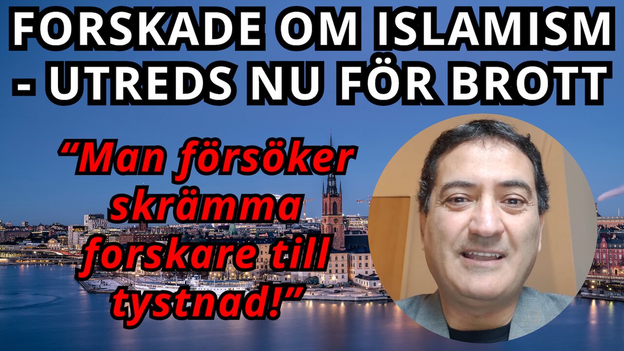 Sameh Egyptson forskade om islamism - utreds nu för brott