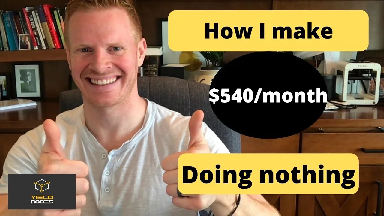 Crypto Strategy #12 - $135/week for doing nothing? Put $5k in Yieldnodes. Even during a BEAR market!