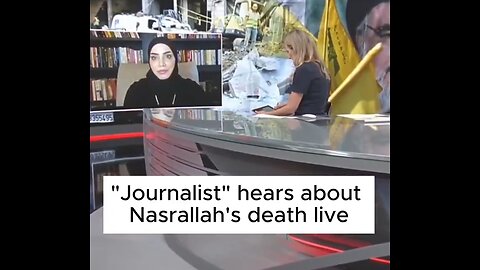 Pro-Hezbollah Journalist Reduced To Tears After Hearing Terror Group's Leader Had Been Killed