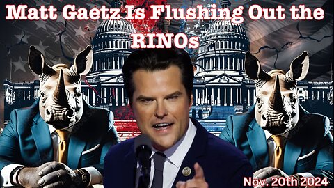 Matt Gaetz Is Flushing Out the RINOs