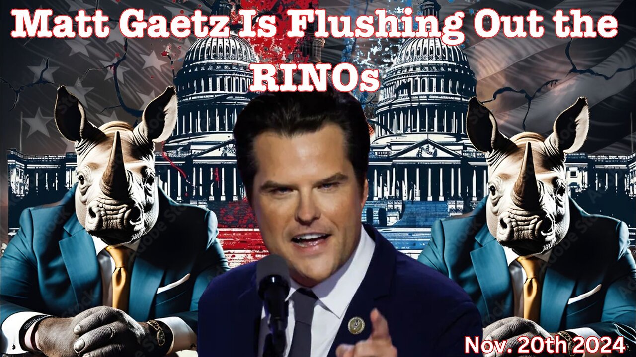 Matt Gaetz Is Flushing Out the RINOs