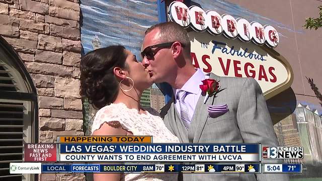 Las Vegas wedding industry battle