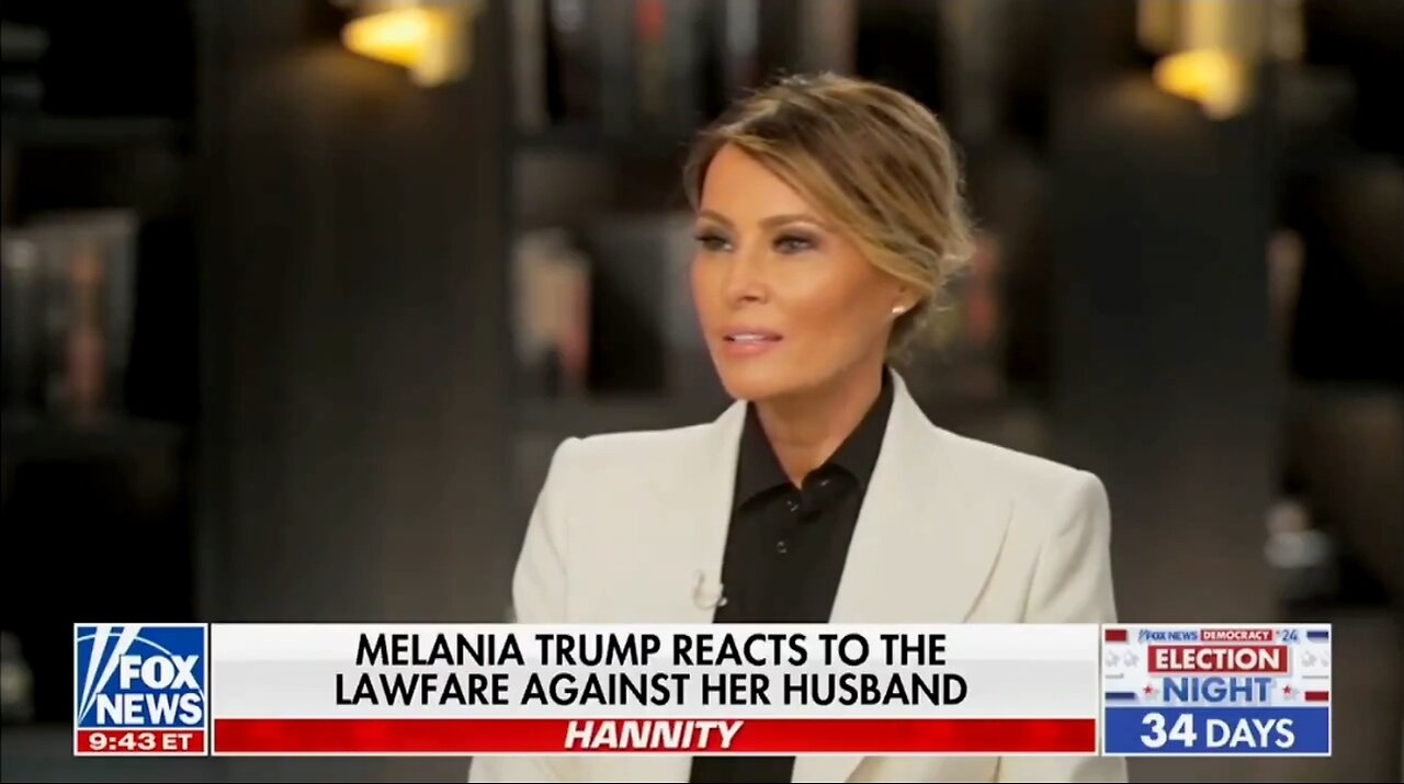 Melania: Deep State Is Afraid Of Donald Trump's Strength