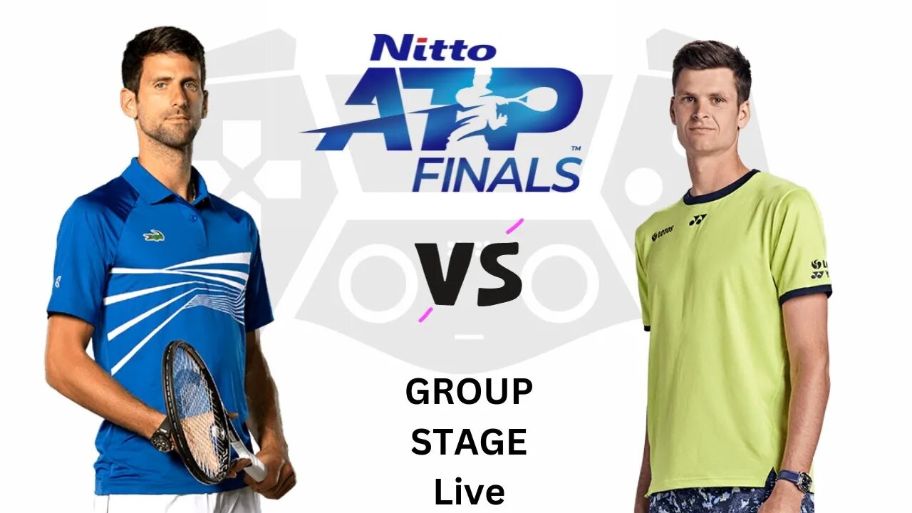 Novak Djokovic vs Hubert Hurkacz | Nitto ATP Finals 2023 Group Stage Game Live Today