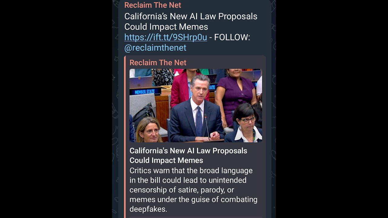 News Shorts: California versus Memes