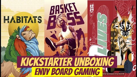 Kickstarter Unboxing: Habitats, Basket Boss, and 9 Lives
