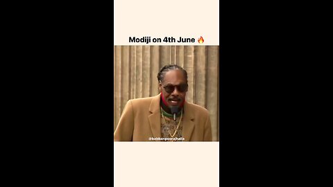 Modi ji on 4 june🫂