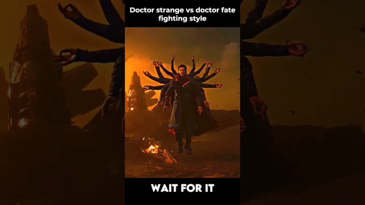 Doctor strange vs doctor fate fighting style #shorts #doctorstrange #marvel