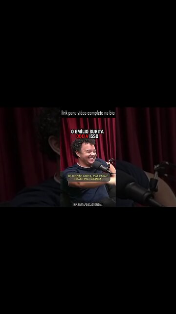 “ELE TEM UMA PERSONALIDADE MTO FORTE” EMÍLIO com Gui Santana | Planeta Podcast