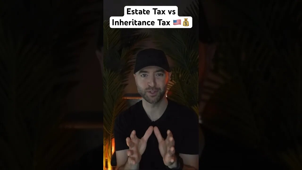 Estate Tax vs Inheritance Tax 🇺🇸💰#wealthtransfer #estate #inheritance #tax #millennials #boomers