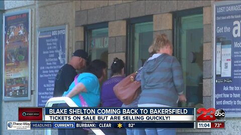 Blake Shelton Coming Back to Bakersfield