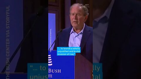 George W. Bush Accidentally Says the Truth 😄 #shorts #funny