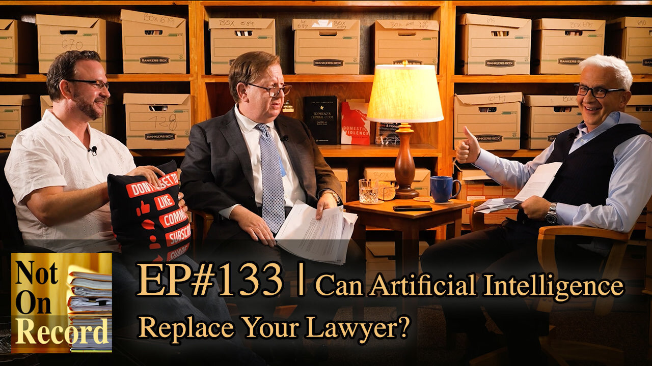 EP#133 | Can Artificial Intelligence Replace Your Lawyer?