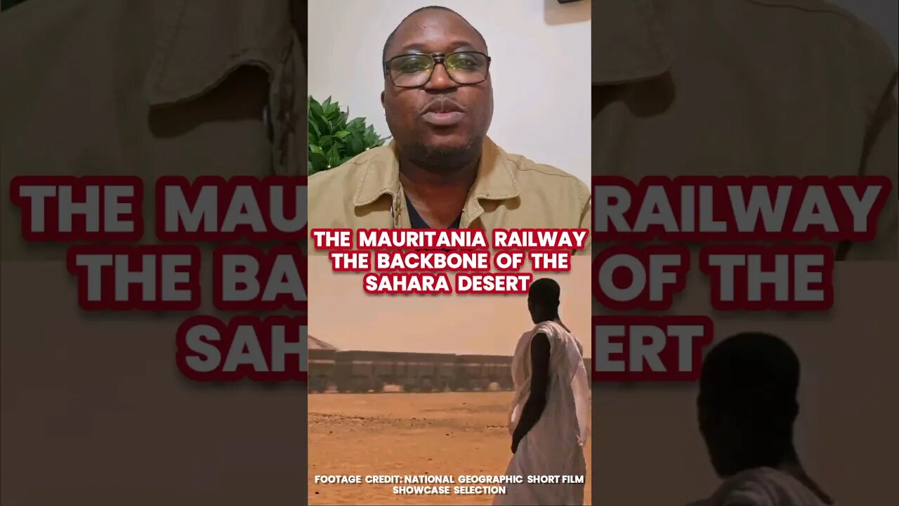 This railway goes through the SAHARA Desert #shorts #reaction #shortswithcamilla #sahara #mauritania