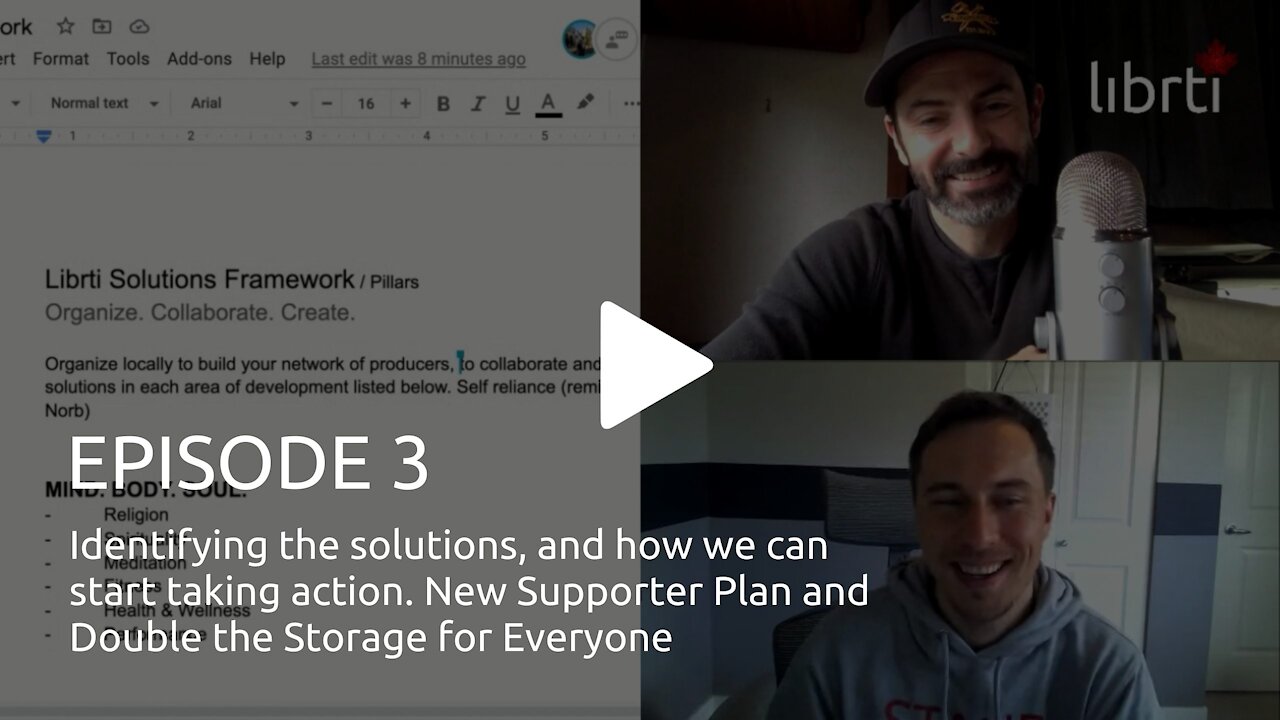 The Librti Show Ep. 3 - How we can create better lives in spite of the "mark of the beast" in Canada