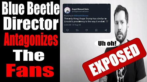 Blue Beetle Director EXPOSED after DELETING an Old Tweet calling for HARM Towards a Former President