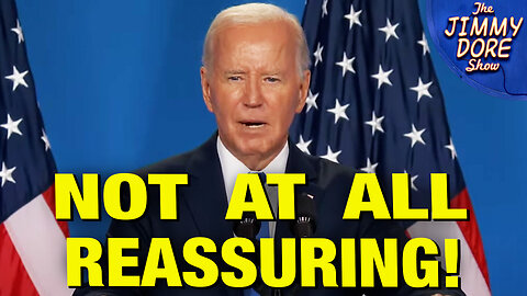 Biden Tries – AND FAILS – To Reassure Us He’s Still Fit!