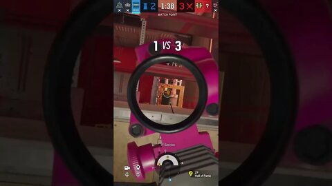 It was luck #shorts #tomclancysrainbowsixsiege #rainbowsixsiege #twitch #fyp