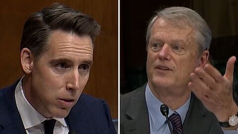 Josh Hawley PRESSES NCAA President on Biological Men in Women's Sports