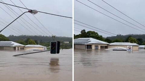 Devastating footage shows aftermath of massive floods in Australia