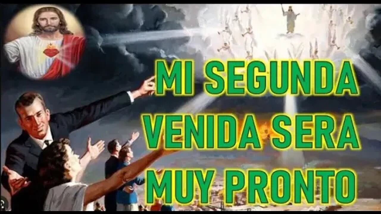 MI SEGUNDA VENIDA SERA MUY PRONTO JESUCRISTO REY A DANIEL DE MARÍA