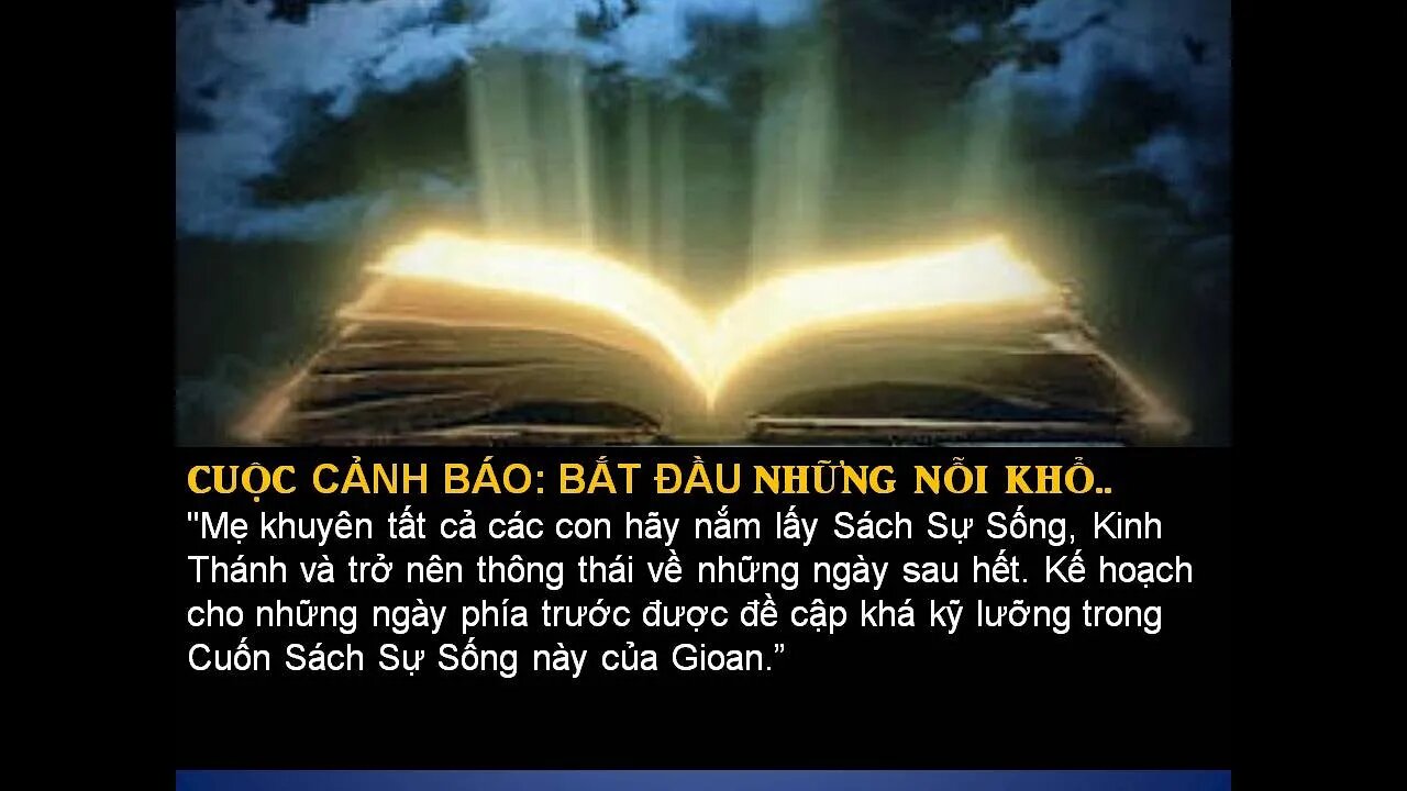 Trích Đoạn các Thị Kiến của Veronica P22: SỰ TÀN SÁT ĐẠI QUI MÔ TRONG KHÍ QUYỂN, KINH THÁNH 15p.