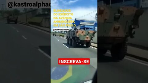 BLINDADOS DO EXÉRCITO AVANÇAM NA ANHANGUERA #shorts #brasil #viral