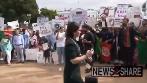 “Biden you betray us” Protest on front of White House