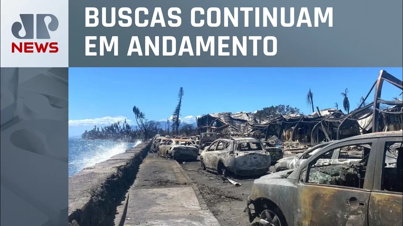 Sobe para 99 o número de mortos nos incêndios no Havaí