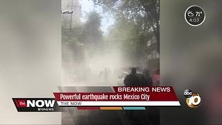 Powerful earthquake rocks Mexico City