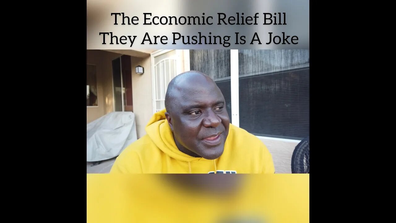 The Economic Relief Bill They Are Pushing Is A Joke