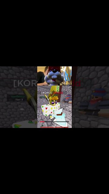 cracked rodent plays roblox bedwars 😳