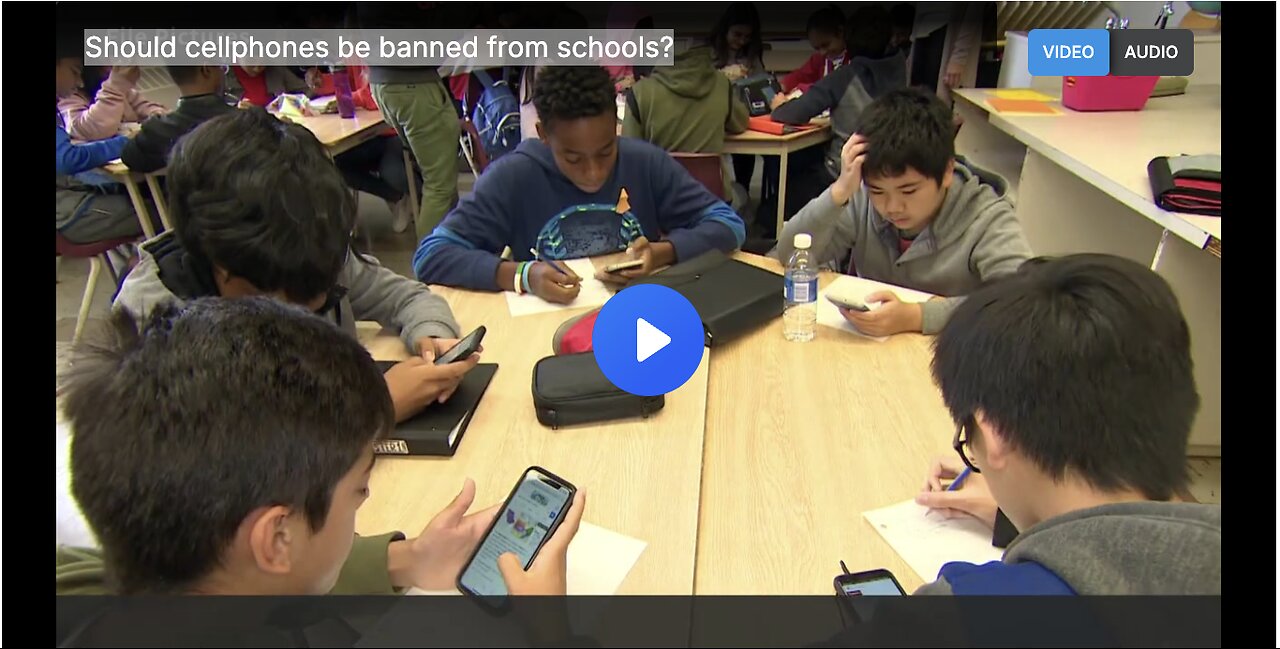 Should cellphones be banned from schools?