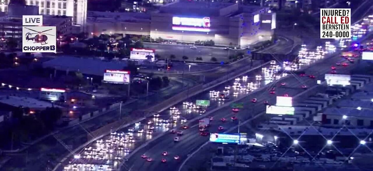 TRAFFIC ALERT: I-15 near Sahara backups in both directions