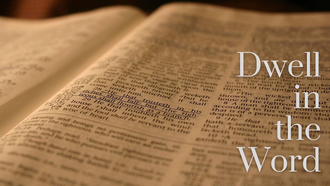 Dwell in the Word: Psalm 22