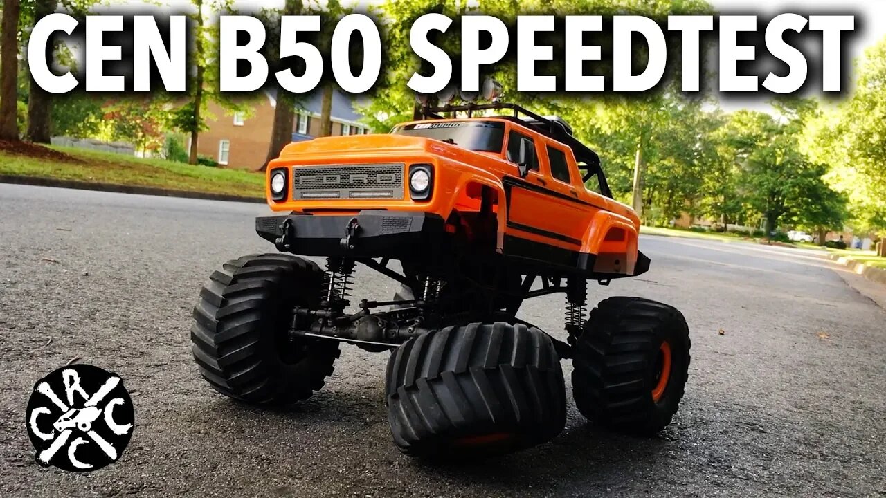 SPEED TEST! CEN B50 On 2S & 3S Venom LiPo