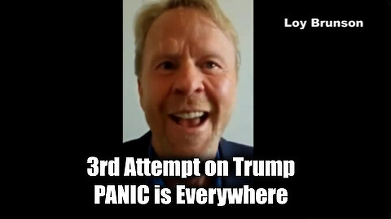 3rd Attempt on Trump - Thwarted! Panic is Everywhere! So Much Going On