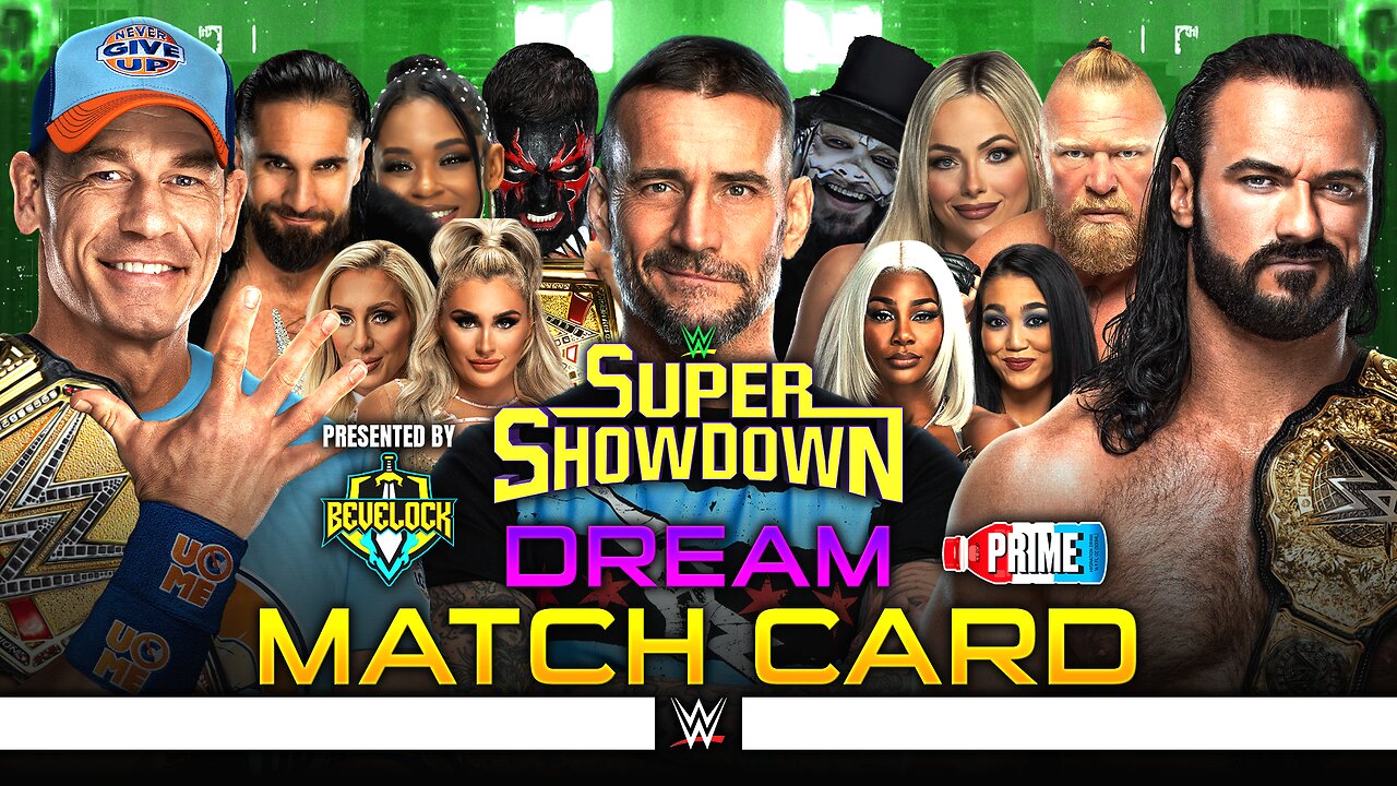 WWE Super ShowDown 2024 - Dream Match Card [v4]